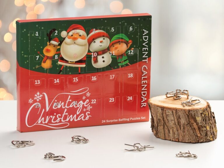 Adventskalender med Metallpussel