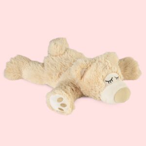 Doftfri vetevärmare – Vilande björn, Warmies®, Beige