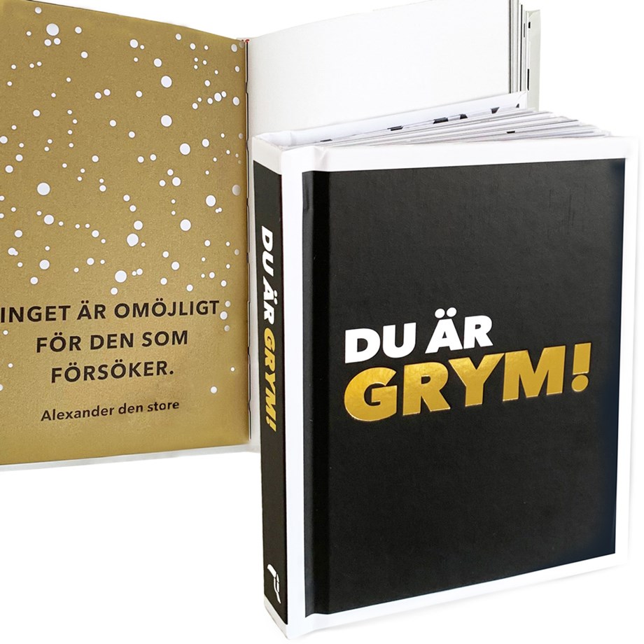Liten citatbok – Du är grym, Svart
