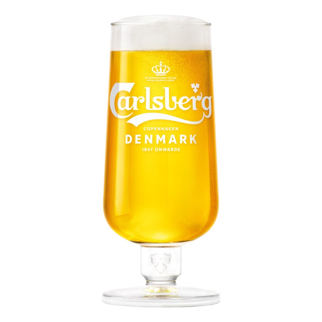 Carlsberg Ölglas med Fot – 6-pack 25 cl