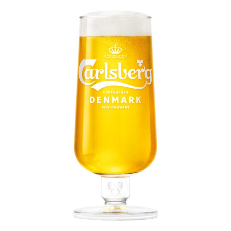 Carlsberg Ölglas med Fot – 6-pack 25 cl