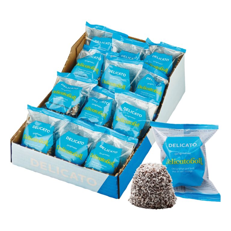 Delicato Chokladboll Storpack – 25 x 58 g