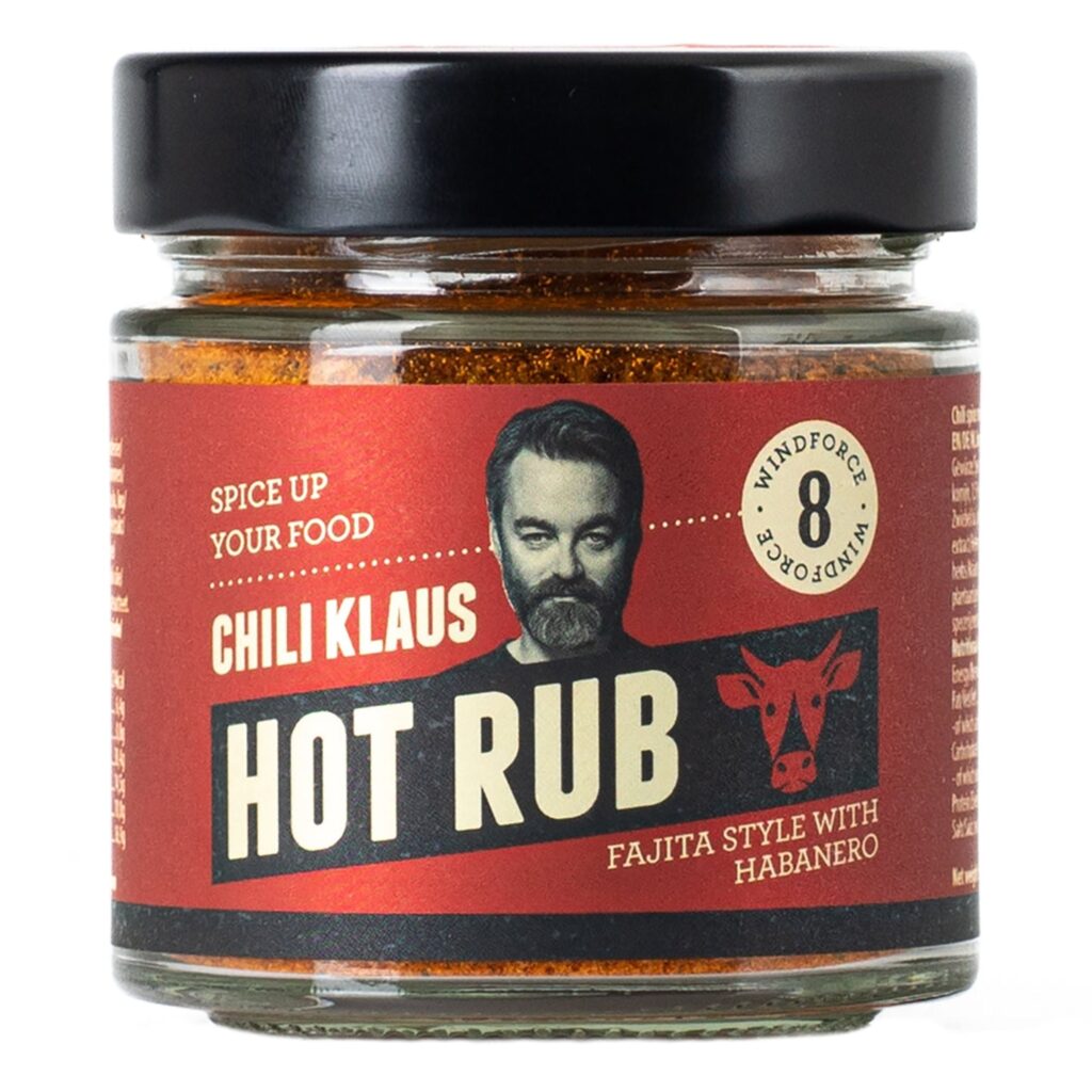 Chili Klaus Hot Rub Fajita Style Habanero – 80 g