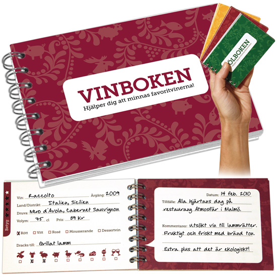 Kom ihåg bok – Öl, Vin & Whisky, Vinboken