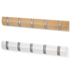 Utfällbara krokar – Flip (5 krokar), Natur / Silver