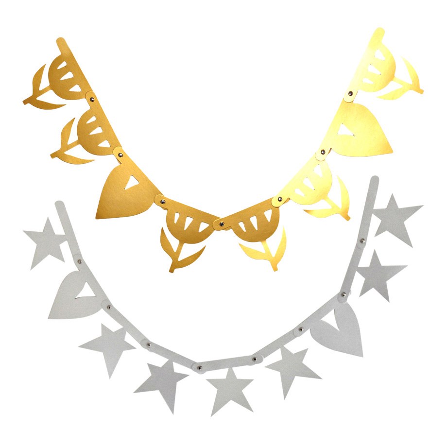 Bokstavsbanner – A little Lovely banner, Symboler, Silver