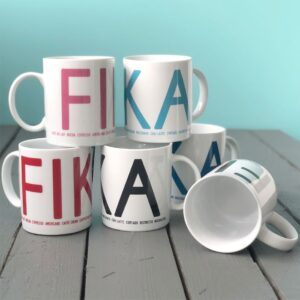 Mugg – FIKA, Svart
