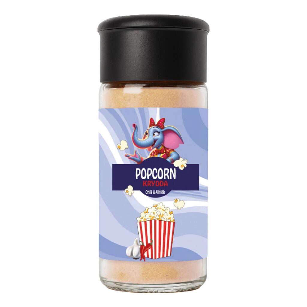 Popcornkrydda Chili & Vitlök – 30 g