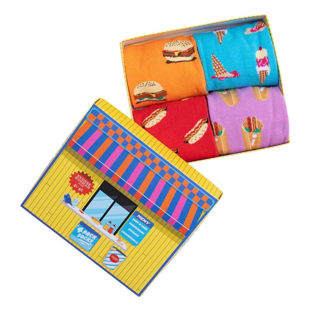 Strumpor Grillkiosk Presentbox – 36-40