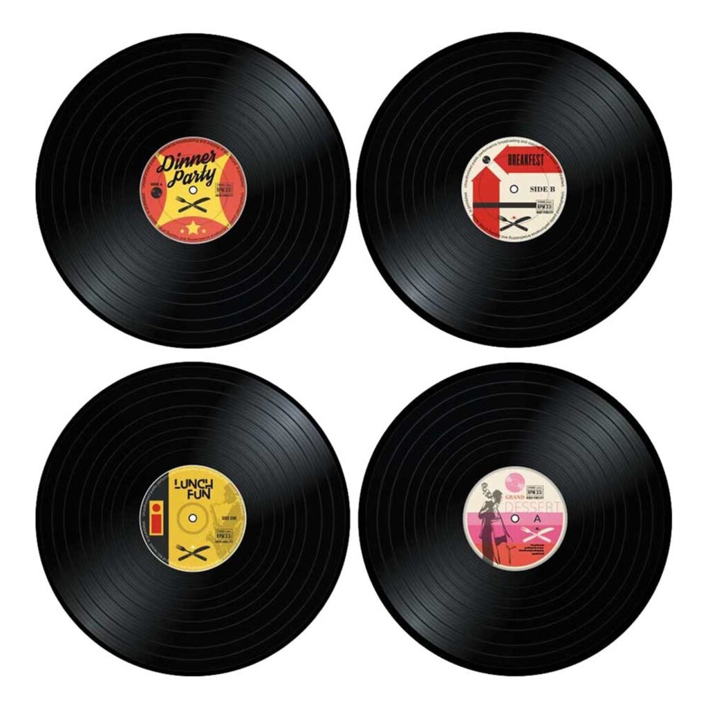 Vinyl Bordstablett – 4-pack