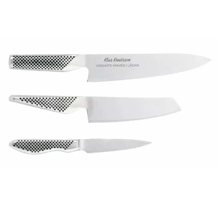 Global knivset med gravyr och namn