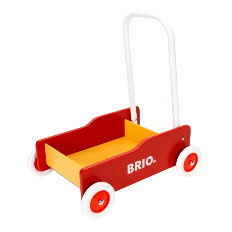 Brio Lära Gå Vagn – Röd/Gul