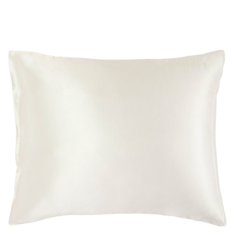 Lenoites Mulberry Silk Pillowcase White 50 x 60 cm