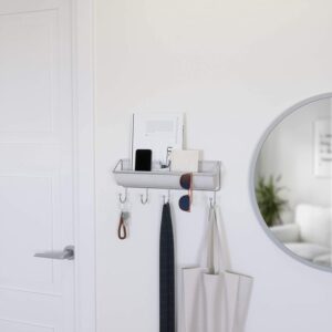 Kroklist med förvaring, UMBRA HAMMOCK ORGANIZER, 41,5 x H 18 cm Ljusgr