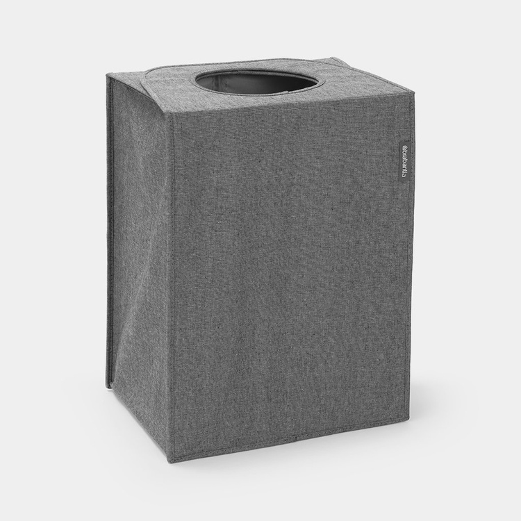 Smart tvättkorg med bärhandtag 55L, Brabantia, Mörkgrå