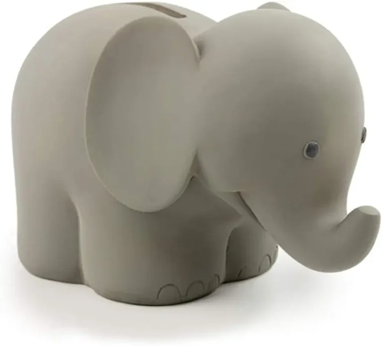 Spargris Elefant – Grå
