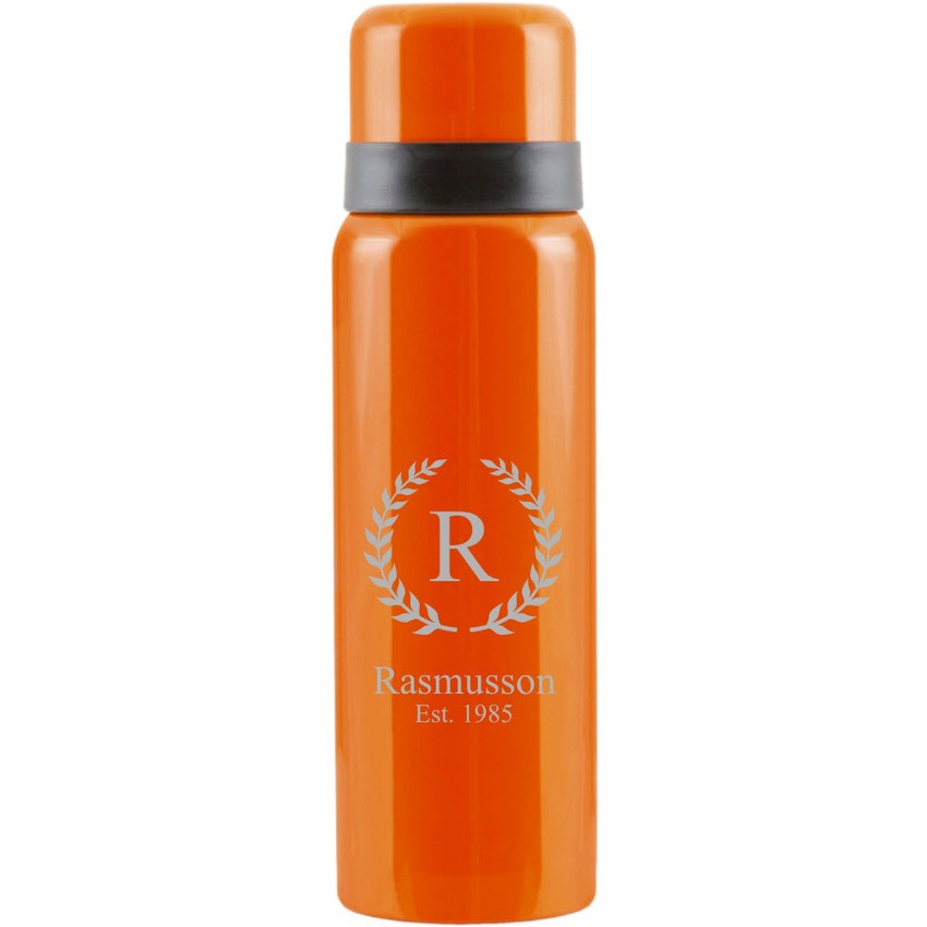 Termos med gravyr Vildmark 0.5L – Krans, ORANGE