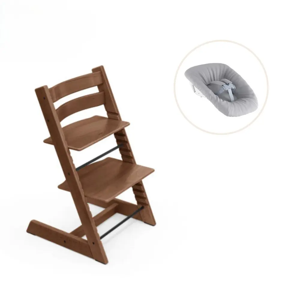 Stokke® Tripp Trapp Stol Bok Inkl. Newborn Set – Warm Brown