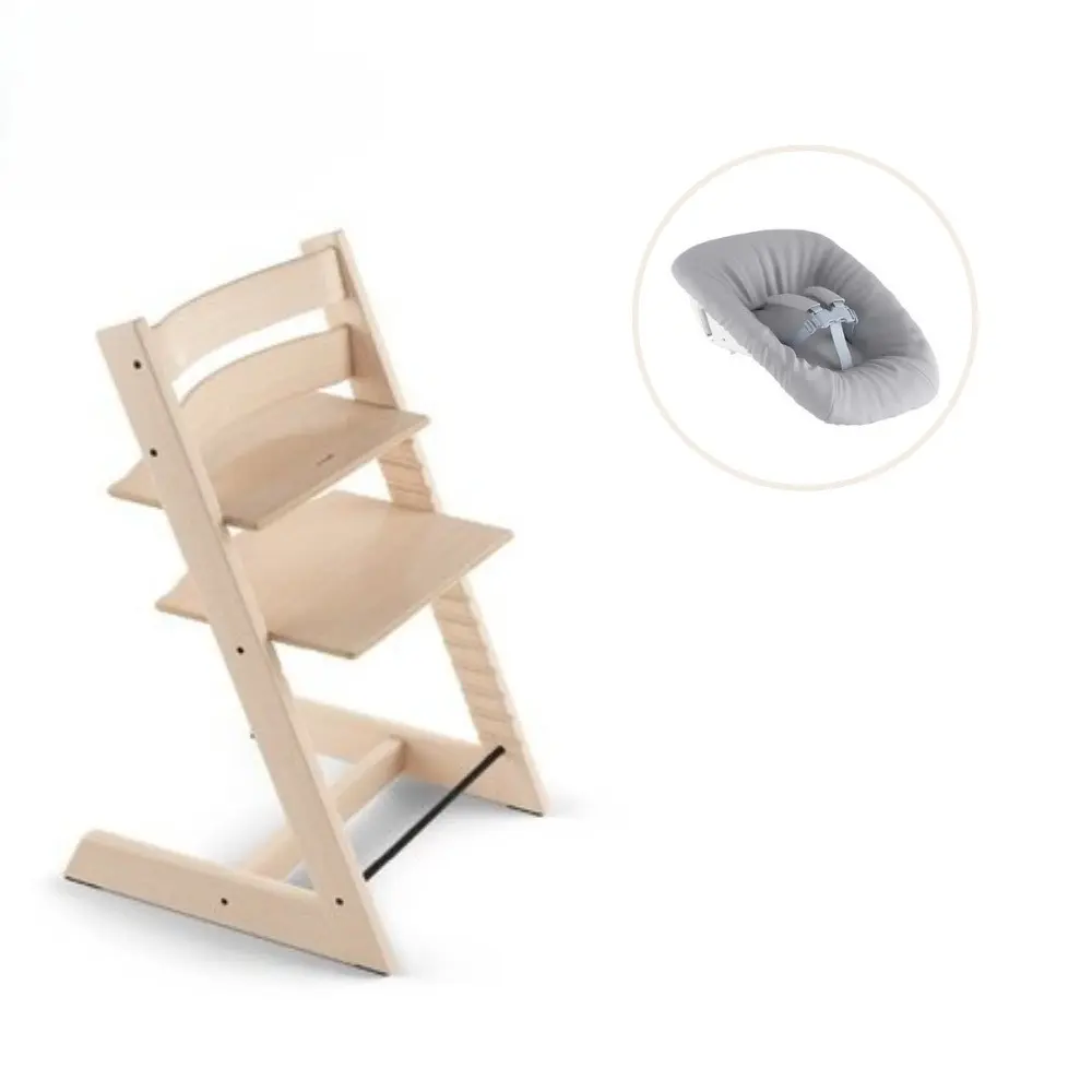 Stokke® Tripp Trapp Stol Bok Inkl. Newborn Set – Natural