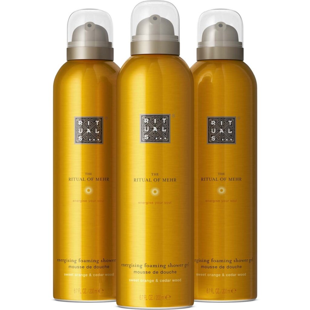 Rituals The Ritual of Mehr Bundle Foaming Shower Gel – Citrus & Woody 200 ml x 3
