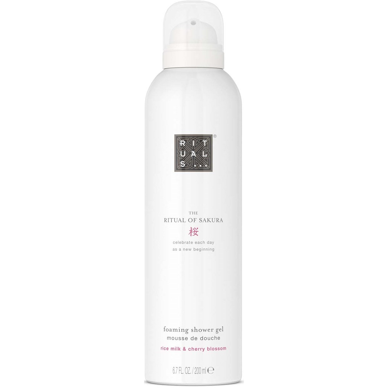 Rituals The Ritual of Sakura Foaming Shower Gel – Blommig – Körsbärsblomma & Rismjölk 200 ml