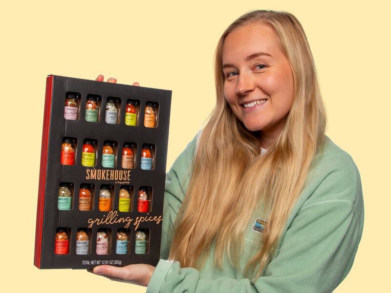 Presentlåda med Grillkryddor 20-pack – Thoughtfully