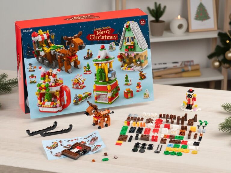 Adventskalender med Byggklossar