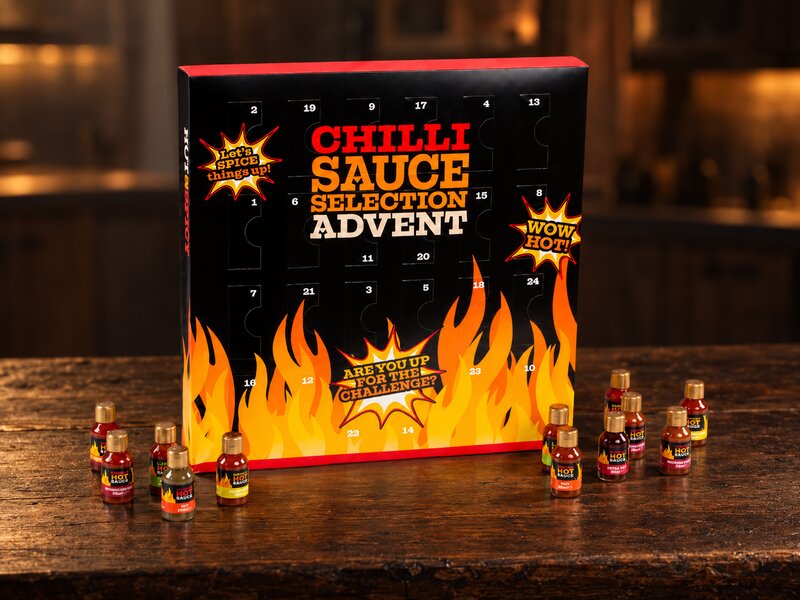 Adventskalender med Chillisåser