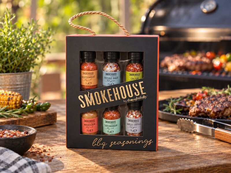 Presentlåda med grillkryddor 6-pack – Thoughtfully