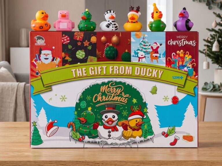 Adventskalender med badankor