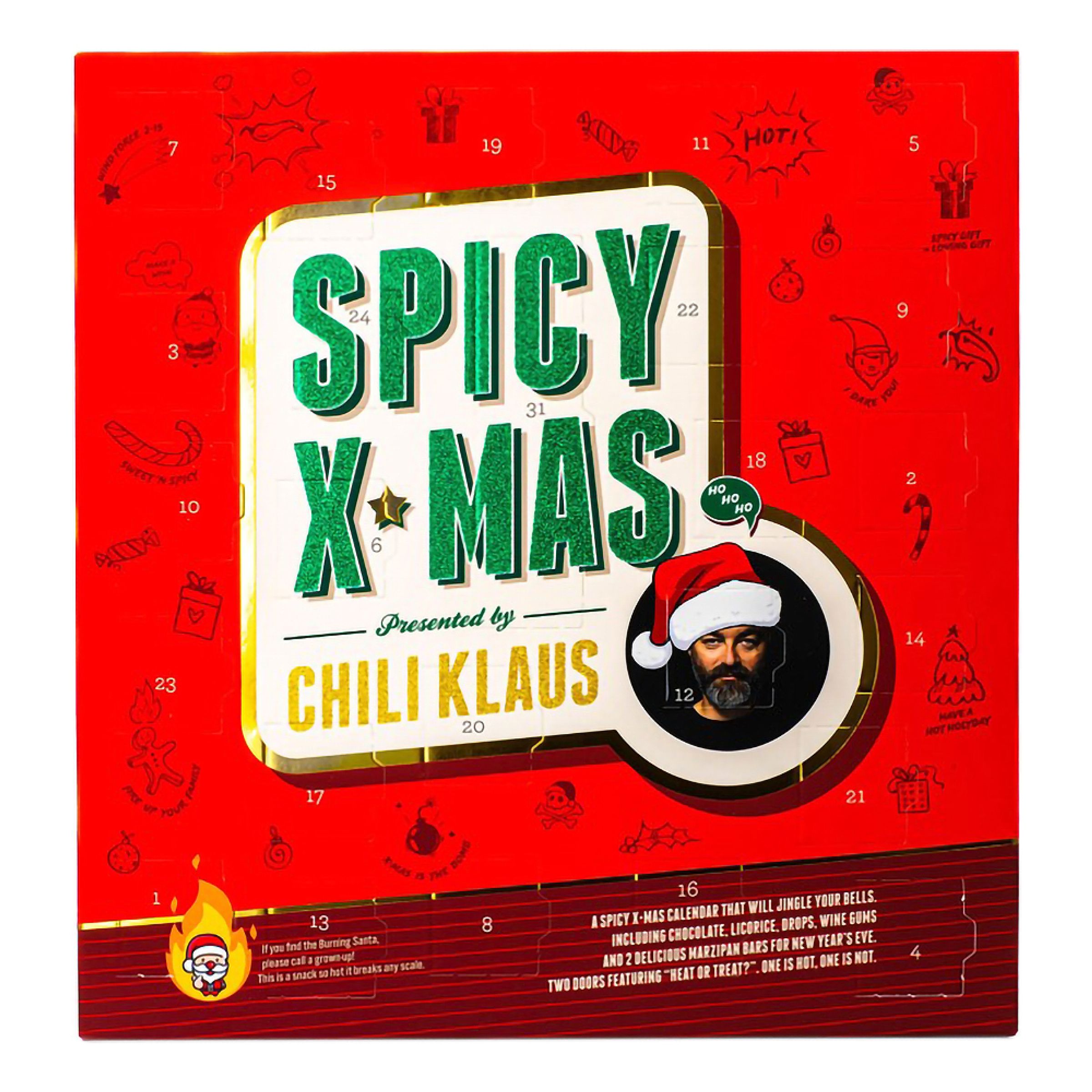 Chili Klaus Spicy X-Mas Adventskalender 2026 – 470 g
