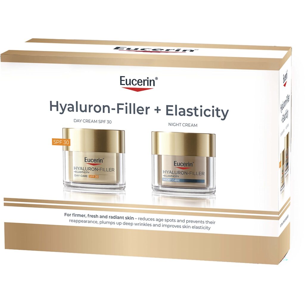 Eucerin Hyaluron-Filler +Elastictiy Day & Night Cream Gift Pack 100 ml