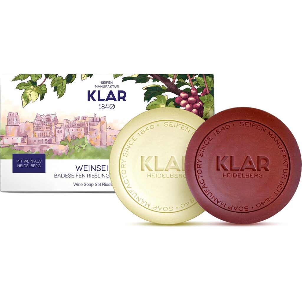 Klar Seifen Wine Soaps Red and White – Gift Set 300 g
