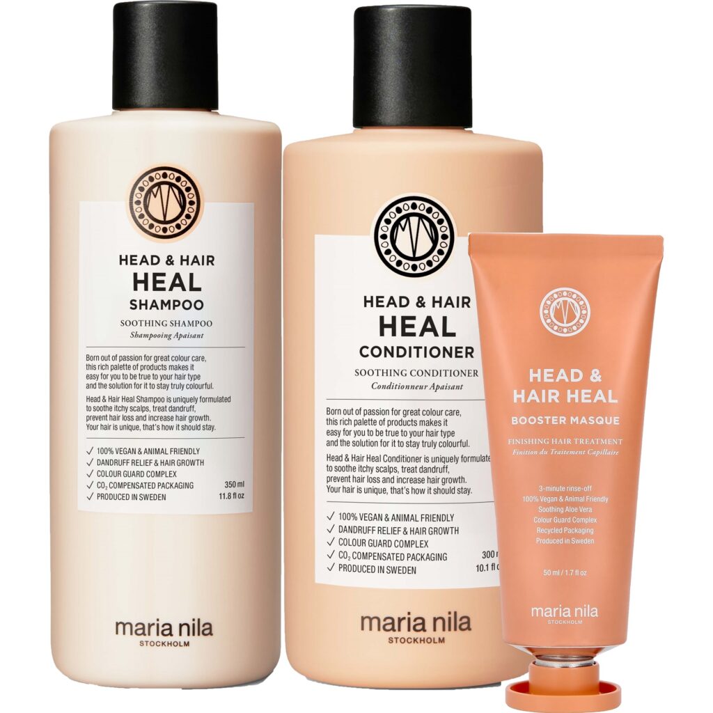 maria nila Head & Hair Heal Bundle Shampoo 350 ml & Conditioner 300 ml & Masque 50 ml
