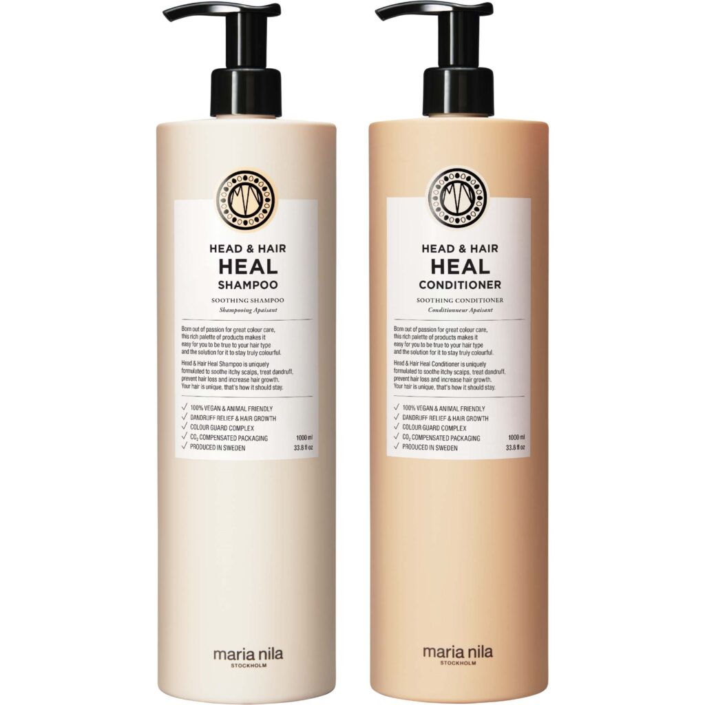 maria nila Head & Hair Heal Bundle Shampoo 1000 ml & Conditioner 1000 ml