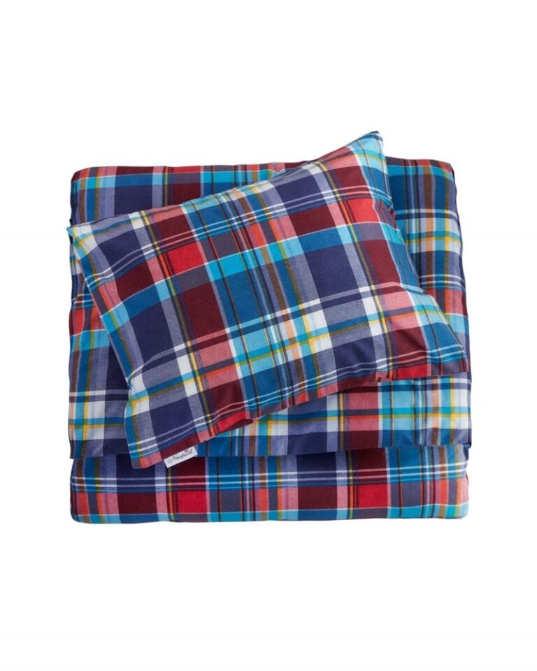 Pinecrest påslakanset blå/gul/röd/turkos/vit 150×210 cm