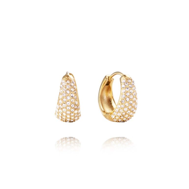 Treasure hoops medium gold