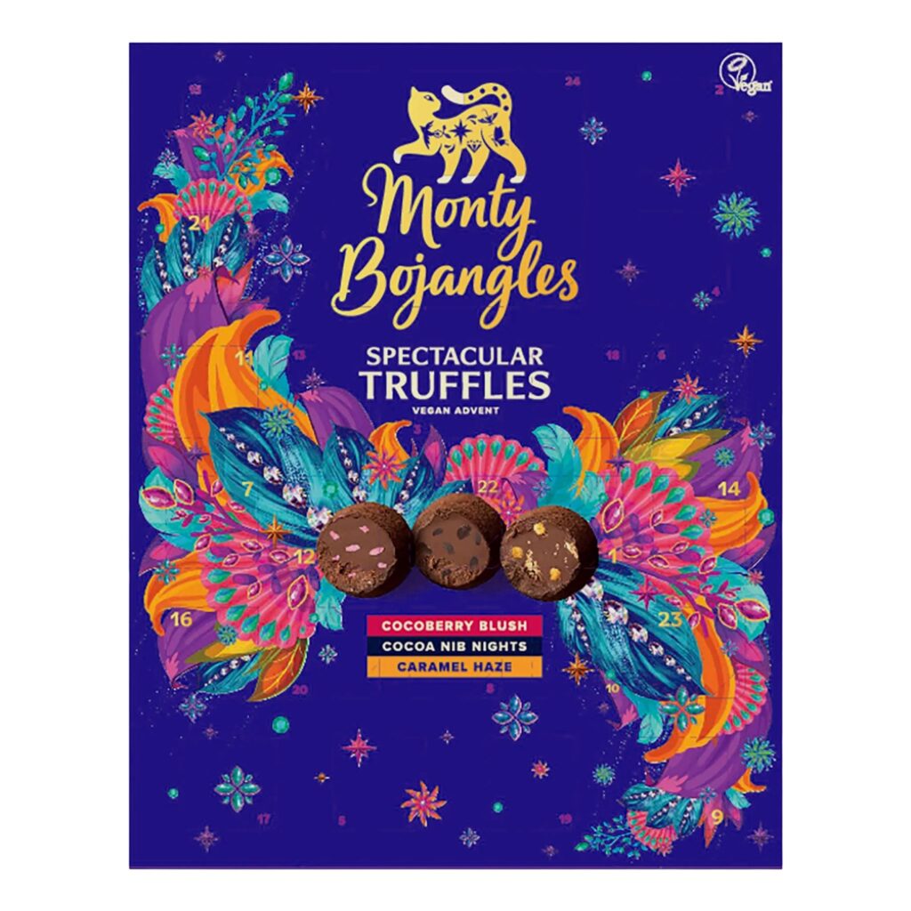 Monty Bojangles Julkalender Chokladtryfflar Vegan – 235 gram