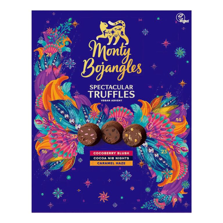 Monty Bojangles Julkalender Chokladtryfflar Vegan – 235 gram